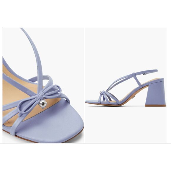 New $160 Ted Baker London Eliza Slingback Sandal Heel (Women) Light Blue Sz. 9 - Picture 3 of 6